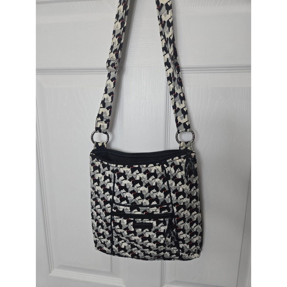 Vera Bradley Retired Scottie Scottish Terrier Black Dog Purse Crossbody